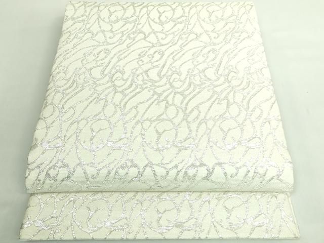 平和屋着物● 上 両面 全通柄袋帯 明暉瑞鳥紋 金銀糸 kh 6