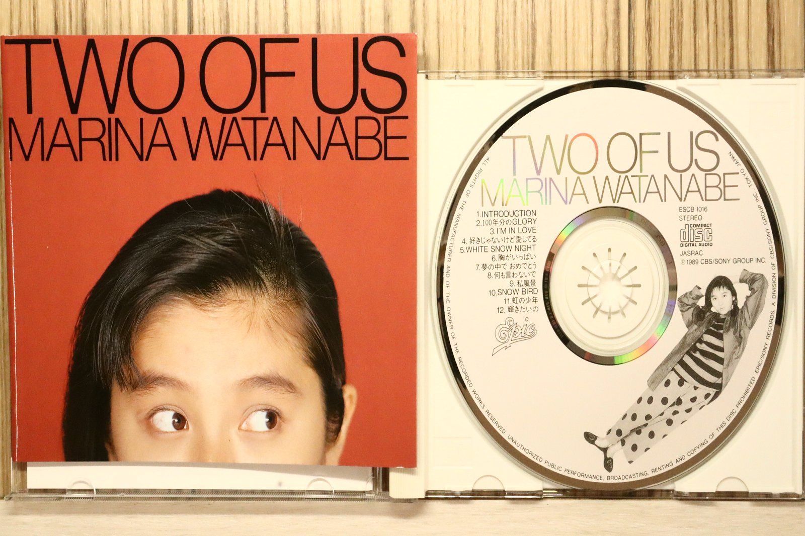 国内盤CD☆渡辺満里奈/Marina Watanabe□ TWO OF US 【ESCB1016