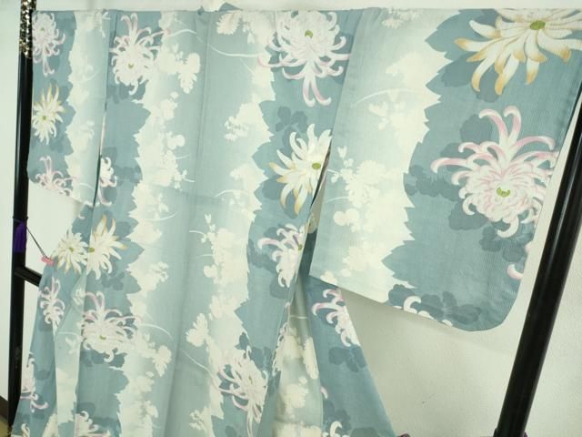  平和屋着物∴ 上 夏物 浴衣 撫松庵 綿 乱菊 kh 6 浴衣単品 浴衣