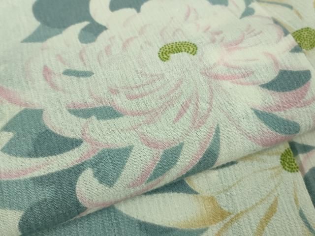 平和屋着物∴極上 夏物 浴衣 撫松庵 綿 乱菊 逸品 DZAB2434kh6 - メルカリ