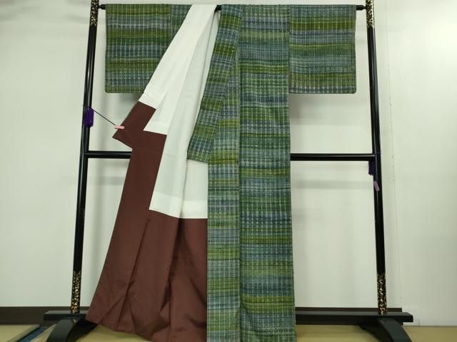 平和屋着物○極上 菅原工房 菅原結作 漢方染紬 逸品 未使用