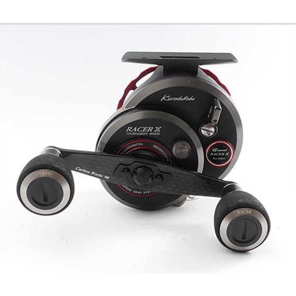 黒鯛工房 両軸リール カセ筏師 グランドレーサー X 65 BR 右 ブラック レッド