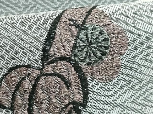 平和屋着物○極上 創業280年 誉田屋源兵衛 九寸名古屋帯 唐織 枝梅