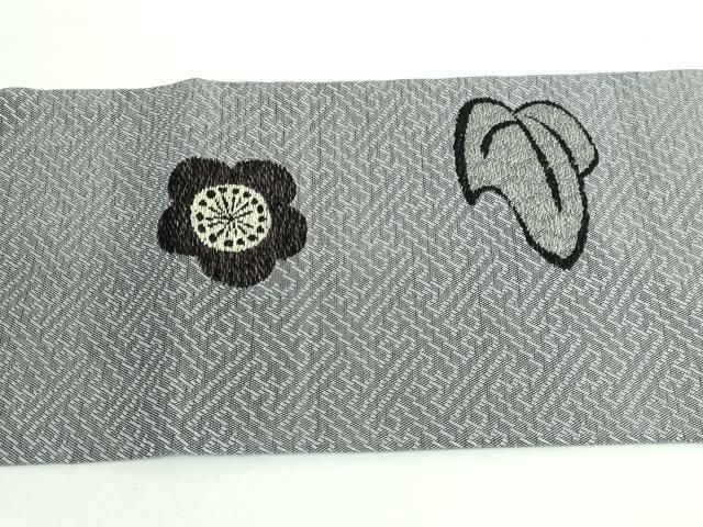  平和屋着物● 上 創業280年 誉田屋源兵衛 九寸名古屋帯 唐織 枝梅 金糸 ♥ kh 6 名古屋帯 帯