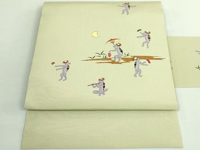 平和屋着物○極上 九寸名古屋帯 手描き 河童 逸品 DZAB2609kh6 - メルカリ