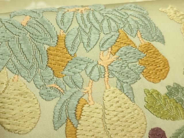 平和屋着物○極上 山口美術織物 皇室 伊勢神宮御用 西陣織 太鼓柄袋帯