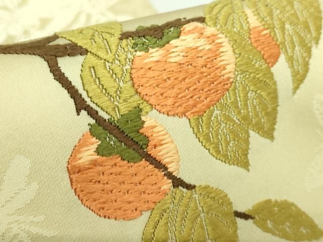 平和屋着物○極上 山口美術織物 皇室 伊勢神宮御用 西陣織 太鼓柄袋帯