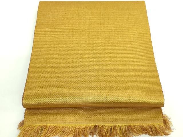 平和屋着物○極上 本場黄八丈 紬 八寸名古屋帯 一重帯 逸品