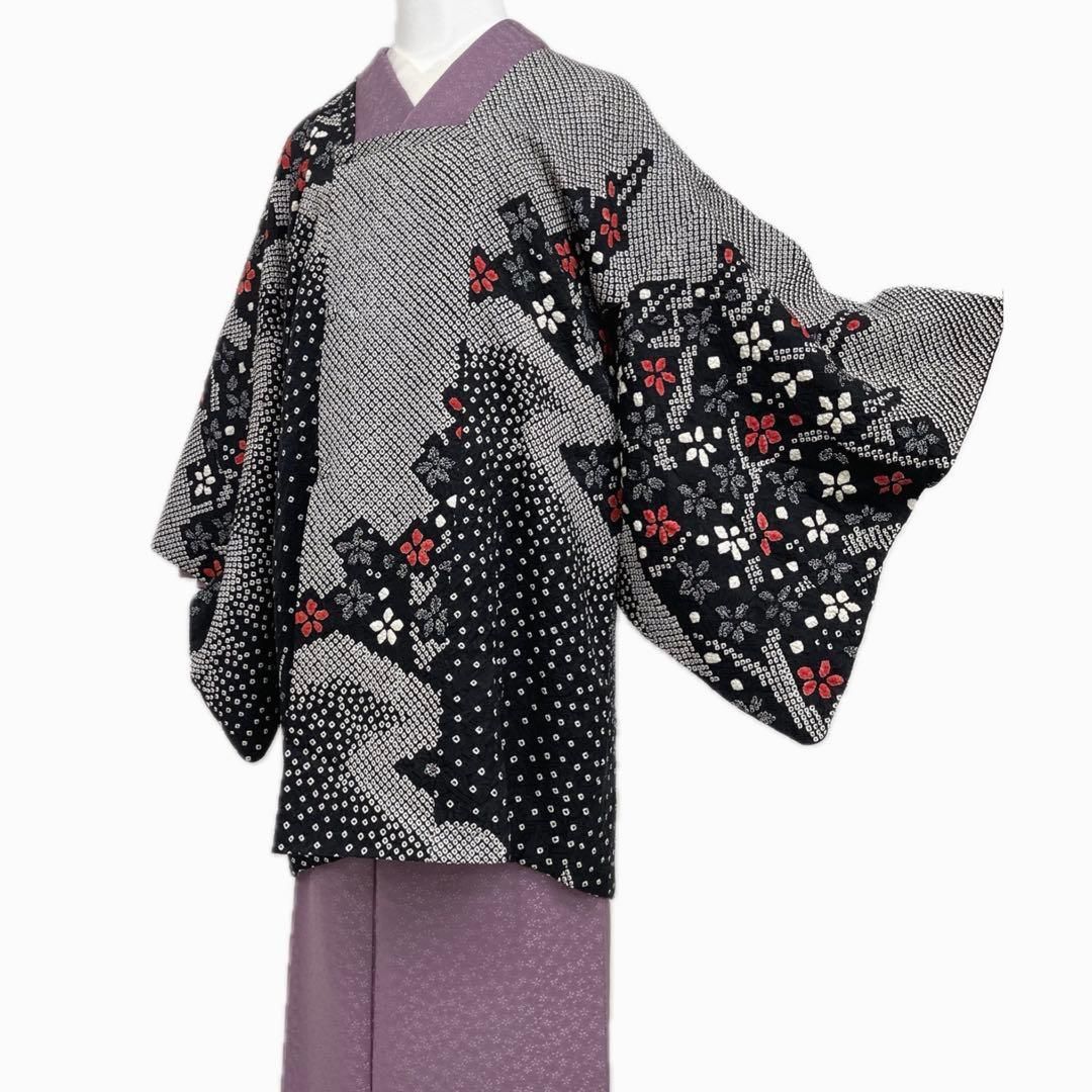 道行コート◆絞り 絵羽