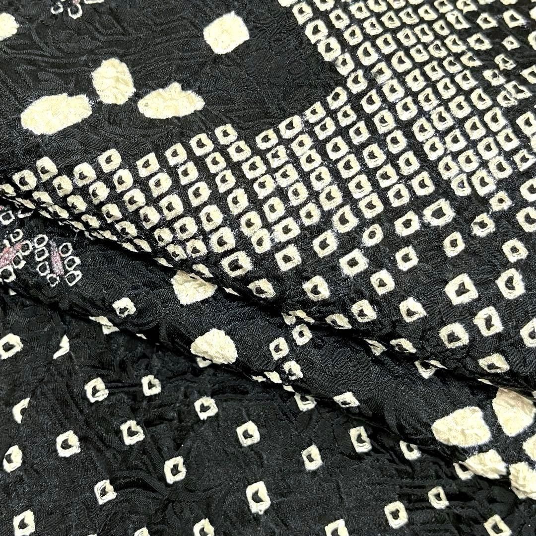 コ251028◆正絹 道行コート◆絞り