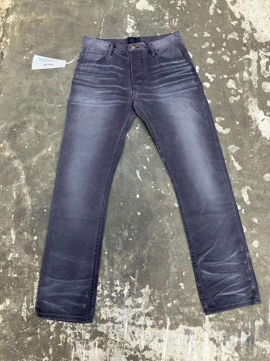 フィアオブゴッド 7 TH コレクション サン フェイド ヴィンテージ ブラック キャンバス ジーン