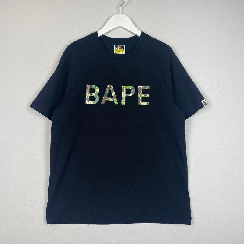 品 A BATHING APE アベイシングエイプ CAMO GLITTER T-SHIRT カモ グリッター Tシャツ トップス 半袖 168-260107-ks-04-tei