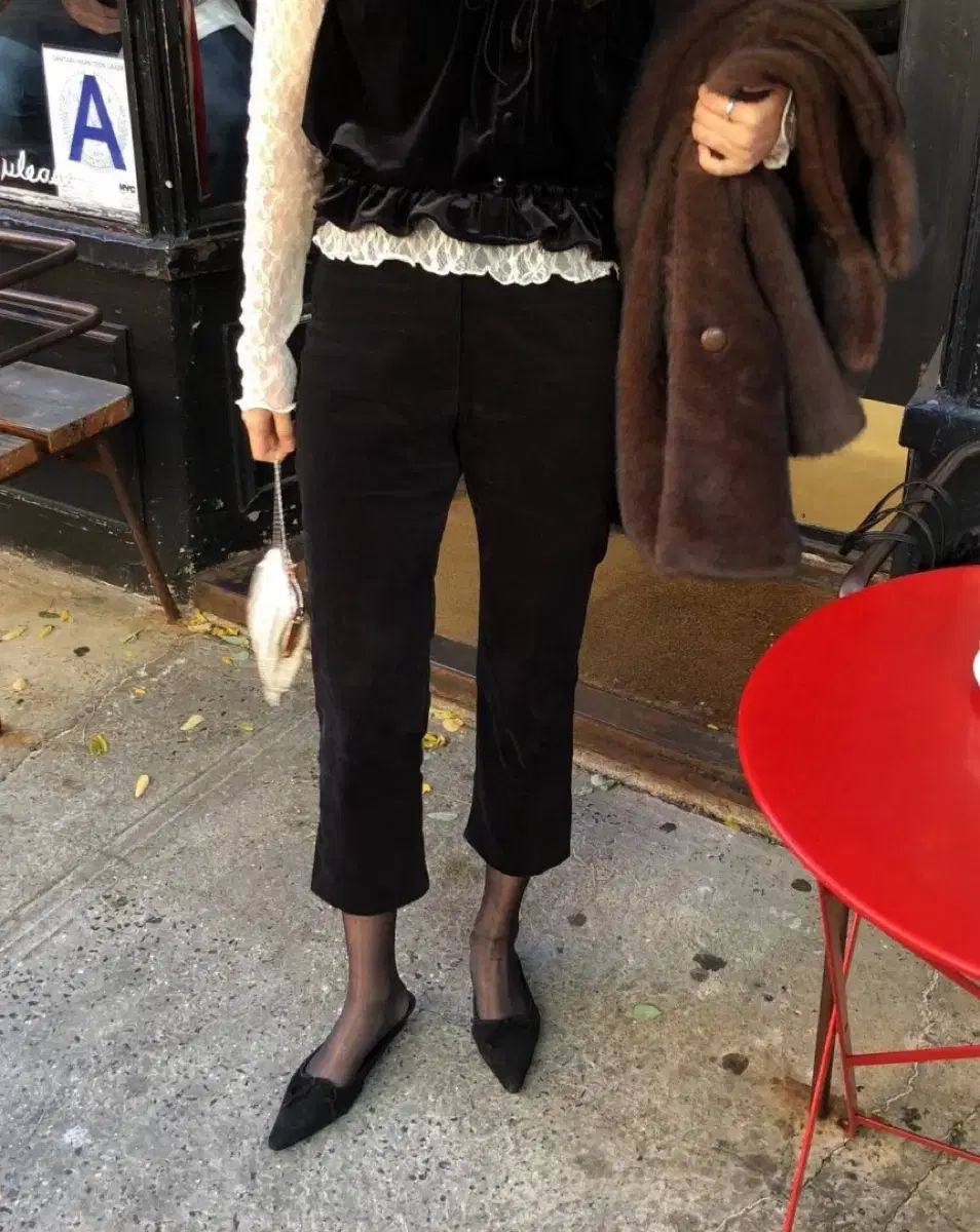 Founders Tour Velvet Capri パンツ S