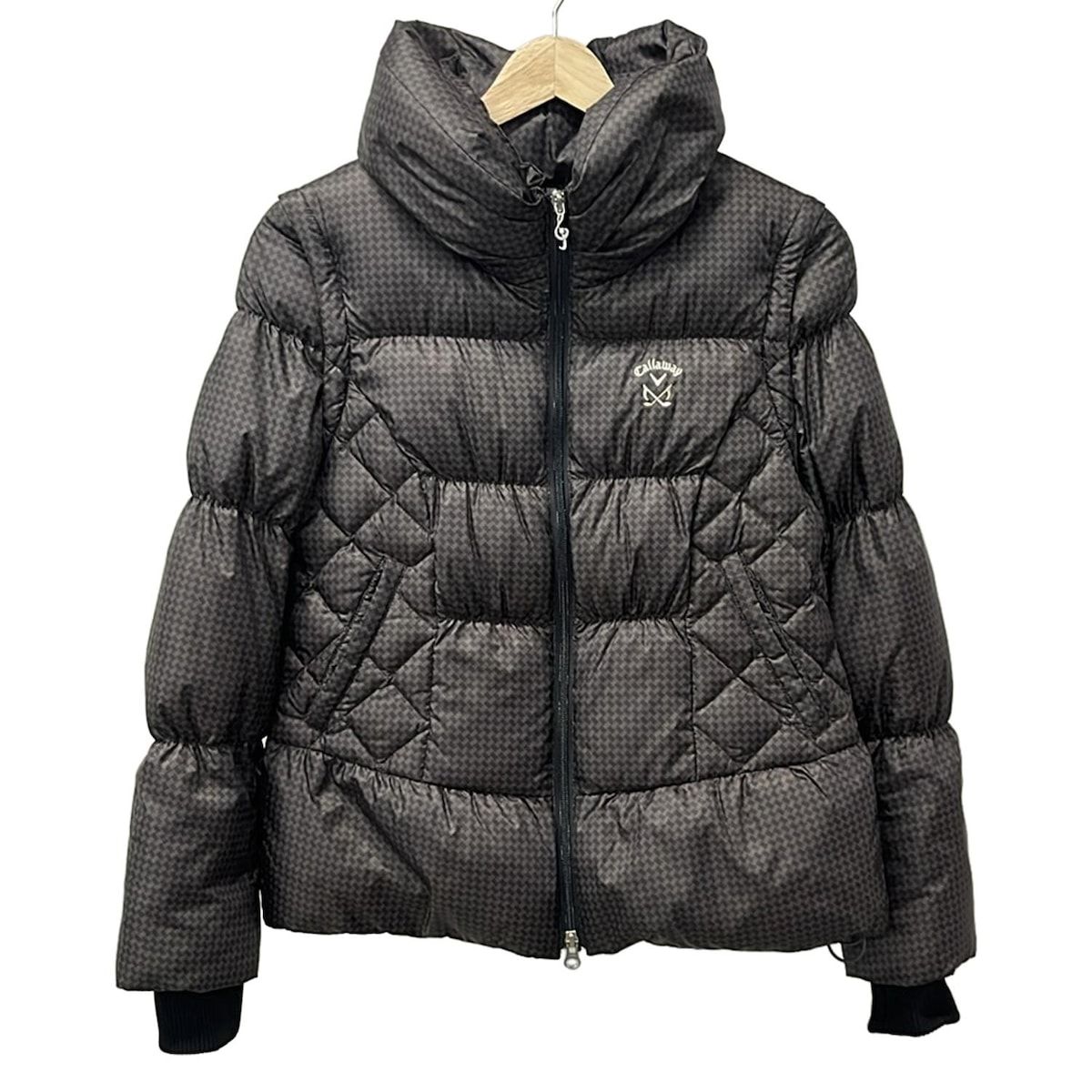 【極美品】キャロウェイ　ダウンジャケット／ダークグレー／サイズＬＬ CALLAWAY(キャロウェイ) ダウンジャケット サイズM レディース美品