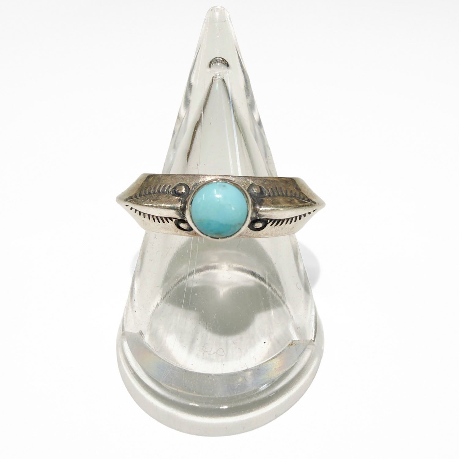 LARRY SMITH ラリースミス トライアングル ターコイズ リング 指輪 シルバー アクセサリー