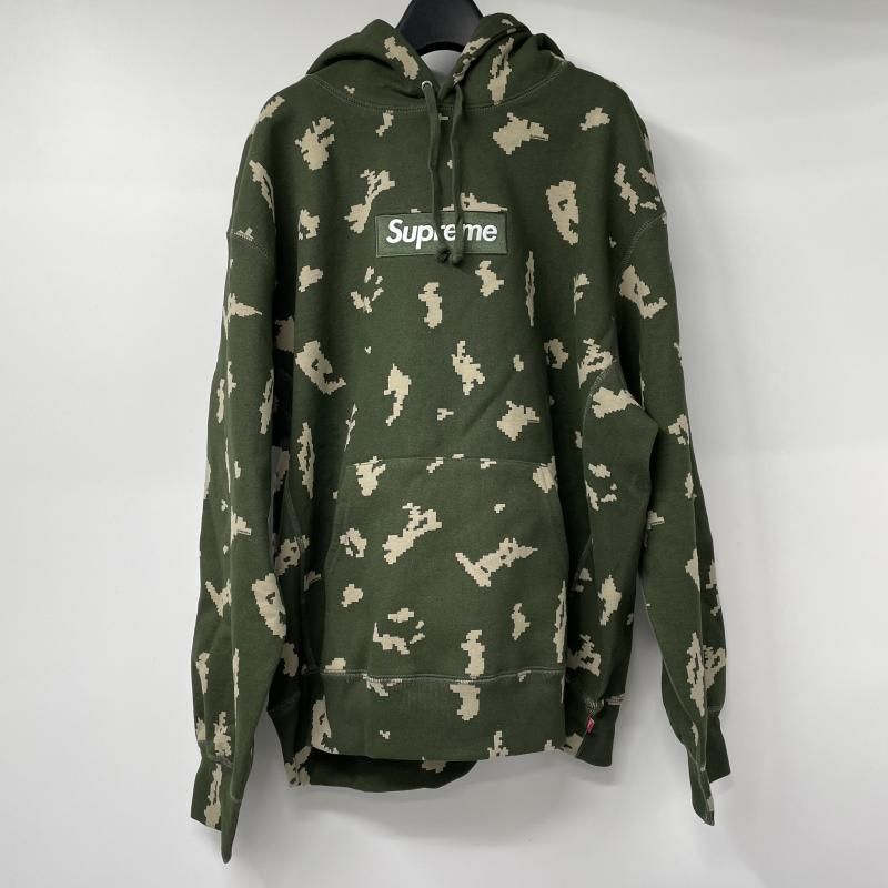 中古】Supreme 21AW Box Logo Hooded Sweatshirt サイズL ロシアンカモ