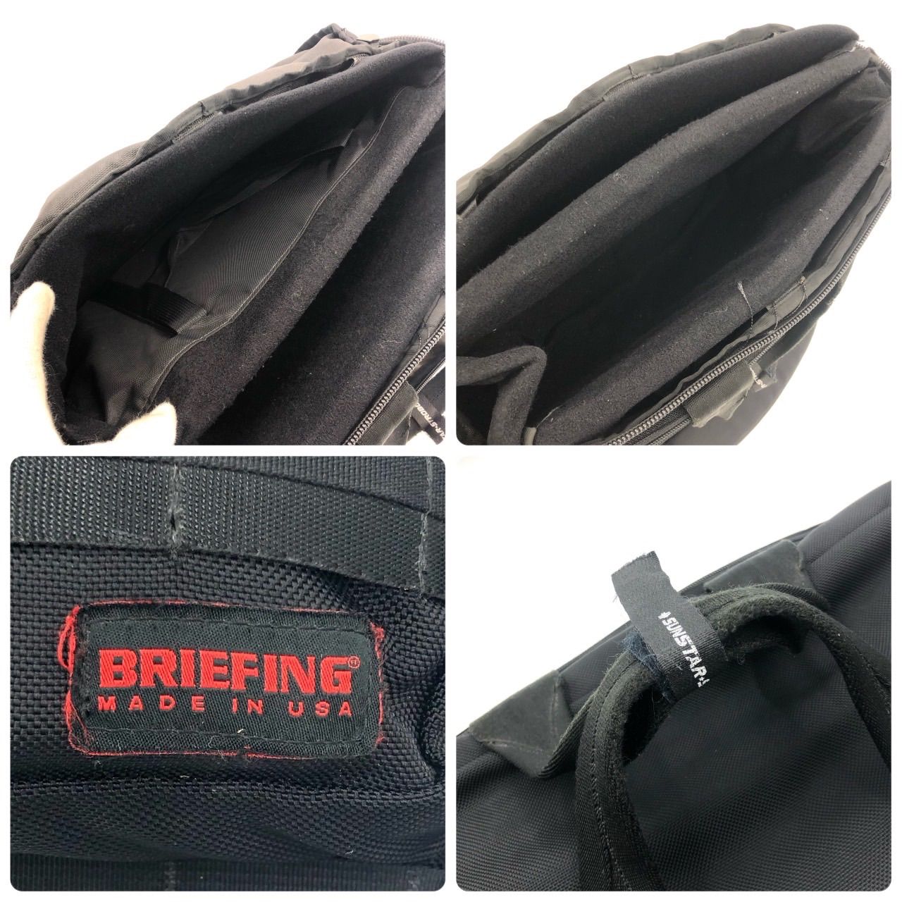 BRIEFING ブリーフィング 2way ボストンバッグ ブラック 黒 ナイロン