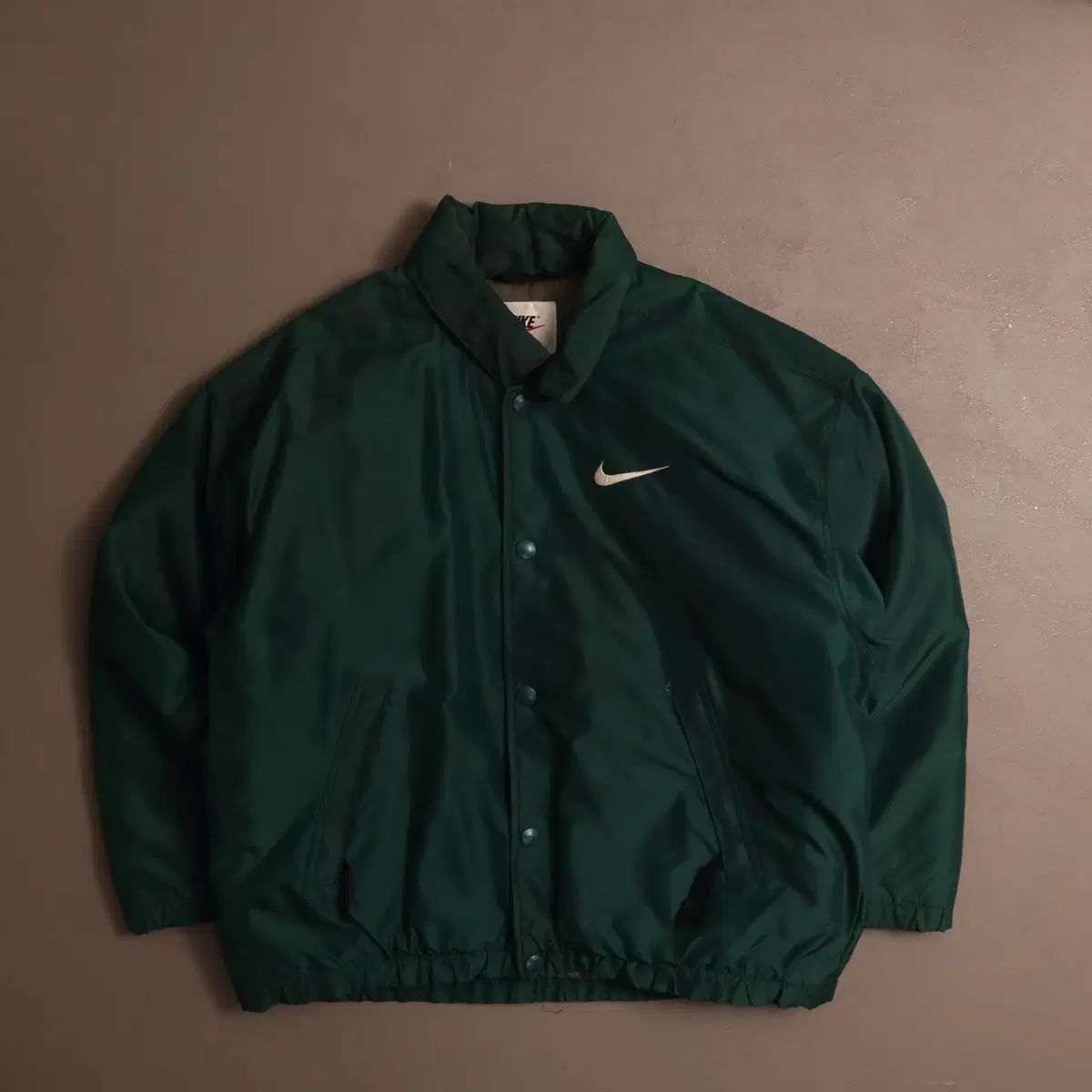 90 s NIKE バックロゴ 刺繍 キルティングジャケット A 1775