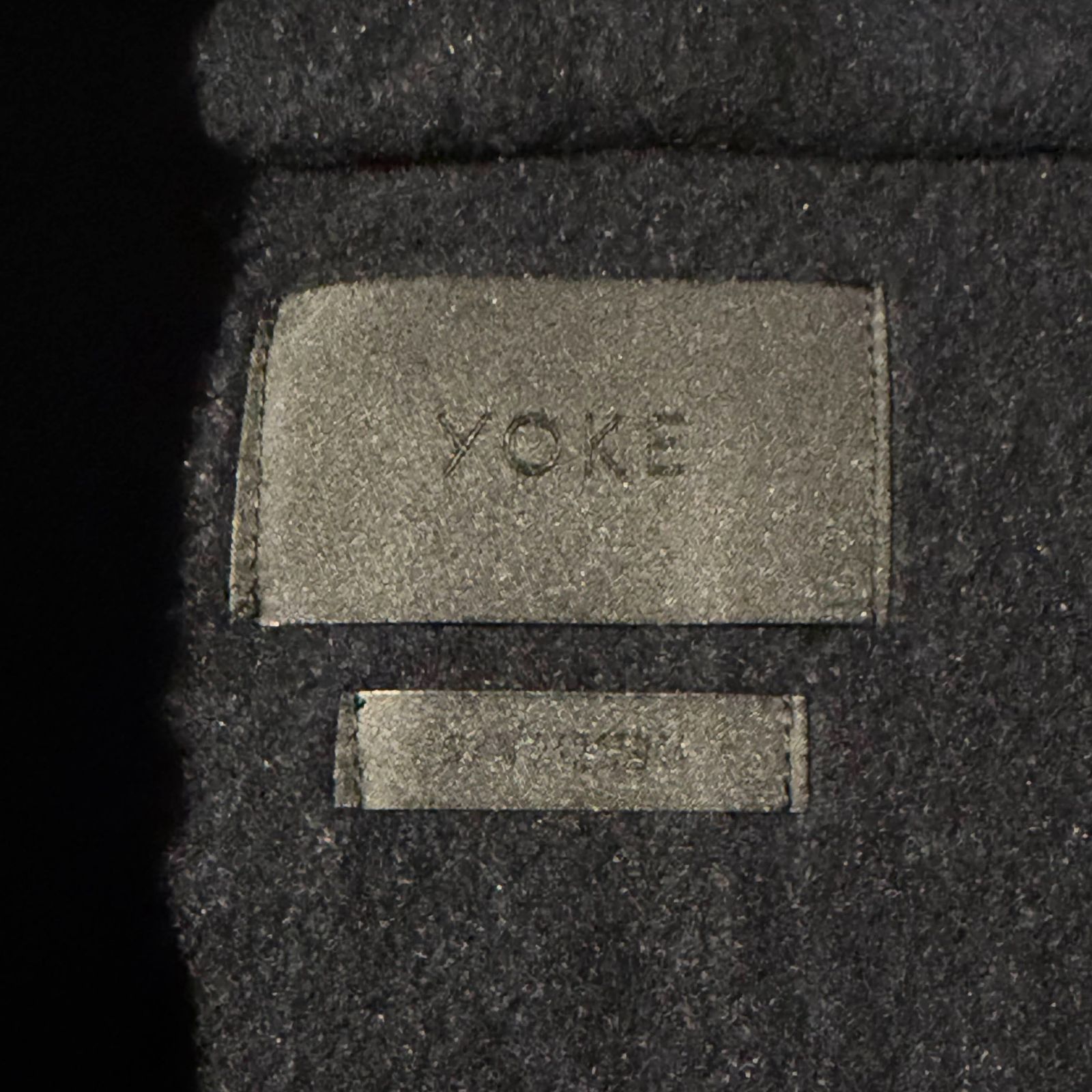 YOKE 24aw WOOL FREECE HALF ZIP PULLOVER ネイビー 2 ヨーク ウール 
