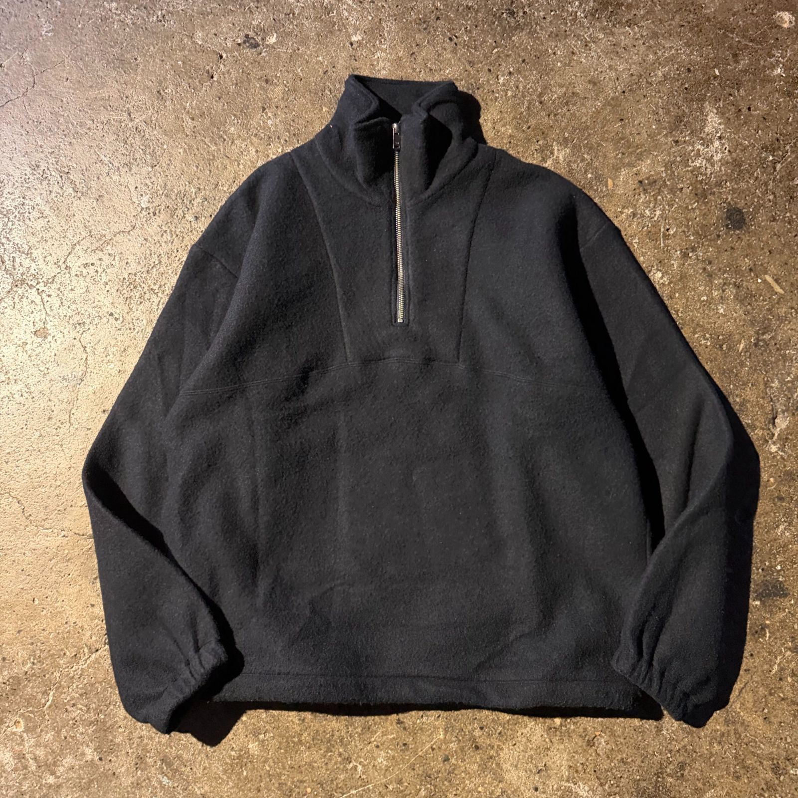 YOKE 24 aw WOOL CE HALF ZIP ネイビー 2 ヨーク ウールフリース ハーフジップ プルオーバー
