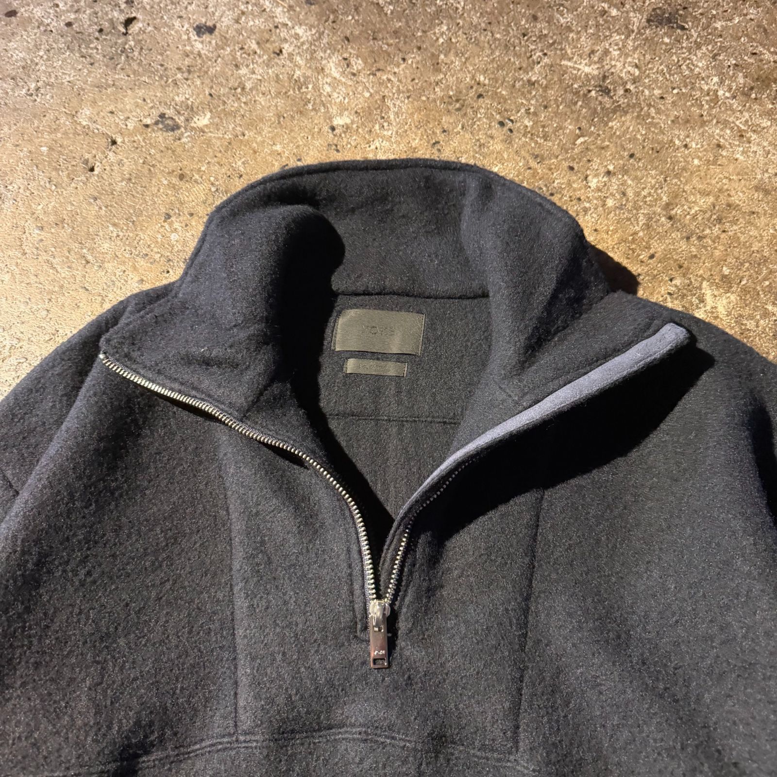 YOKE 24aw WOOL FREECE HALF ZIP PULLOVER ネイビー 2 ヨーク ウール