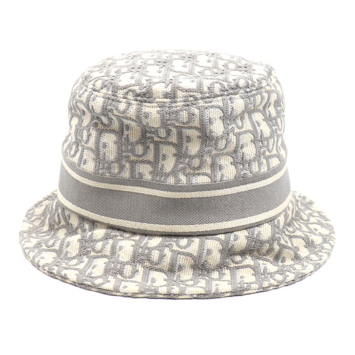 Dior ディオール トロッター オブリーク バケットハット ハット アイボリー|グレー ユニセックス