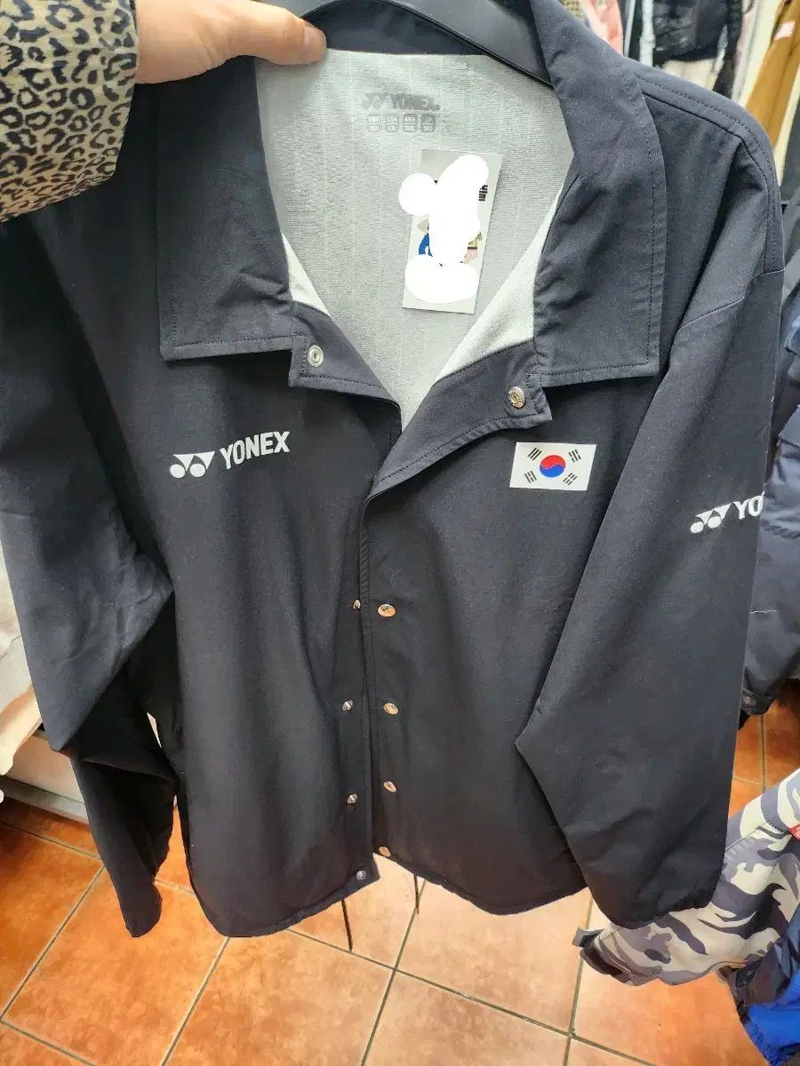 YONEX ヨネックス COACH コーチ ジャケット ブラック 韓国 韓国国家代表 国大 3 XO XL オーバーサイズ BIG