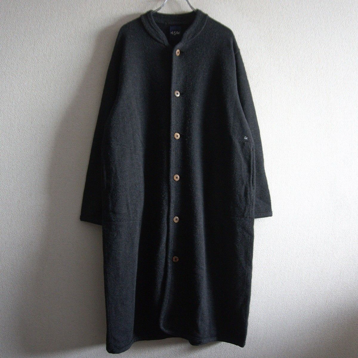 45 R フロート縮絨のニットコート 2 rpm