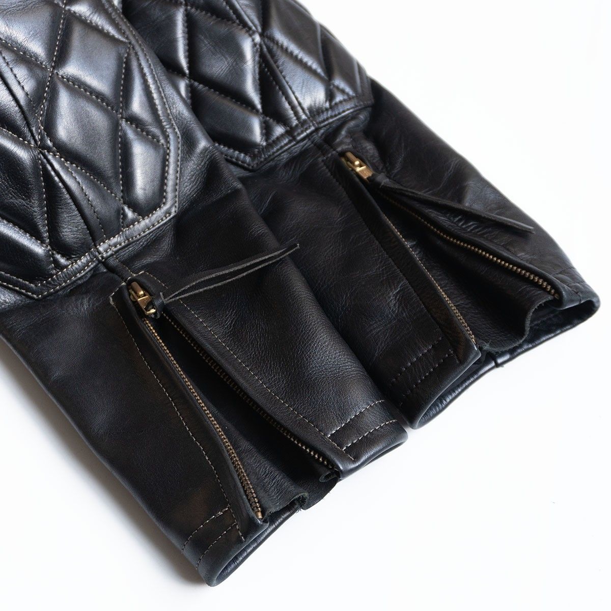 KADOYA EVO バテッドシングルライダース 美品】KADOYA【EVO パデッド シングルライダースジャケット】 L カドヤ