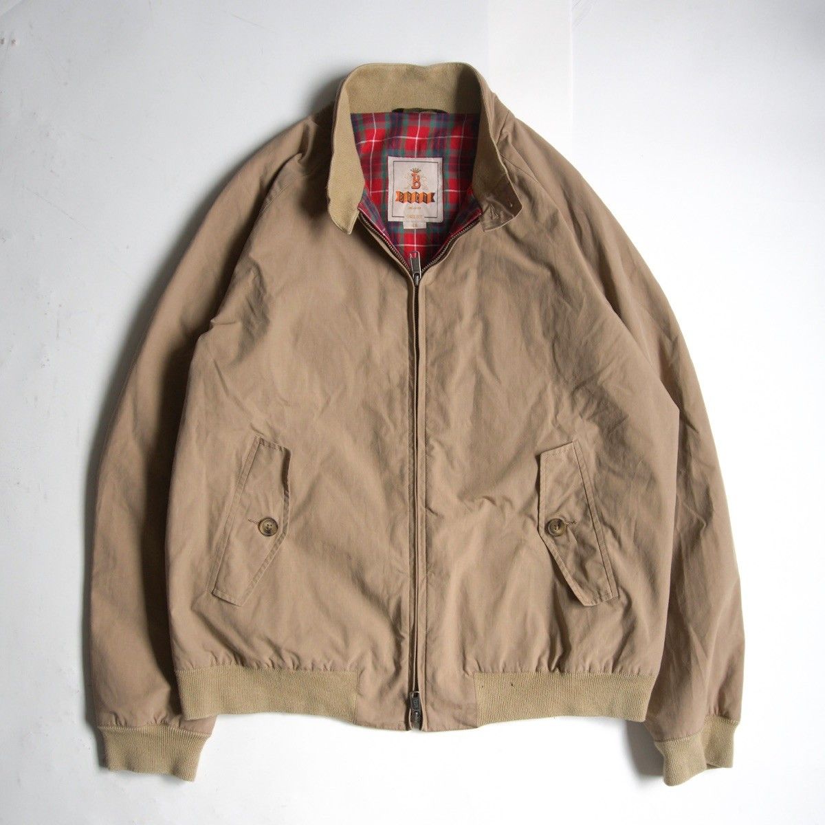 |ビッグサイズ G 9 スウィングトップ ハリントンジャケット 46 クータ タン イングランド製