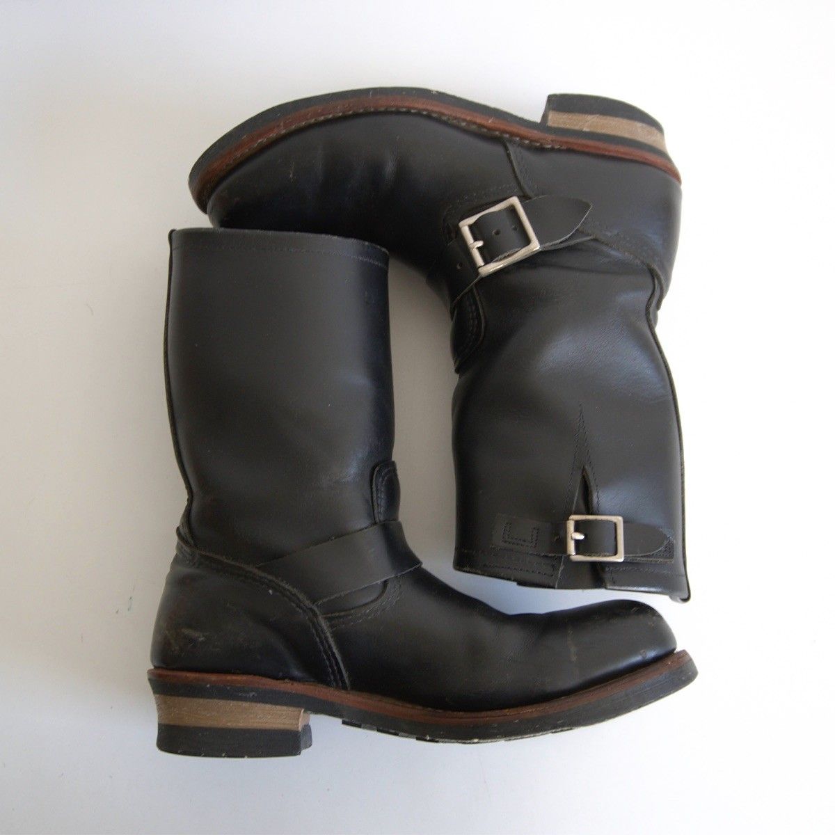  09年製 REDWING 2268 エンジニアブーツ US 8 5 D ブラック レッドウィング エンジニアブーツ ブーツ 革靴