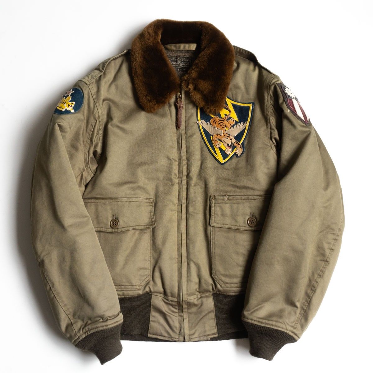 実名復刻 ROUGH WEAR バズリクソンズ B-10 38　D833 BUZZ RICKSON'S バズリクソンズ フライトジャケット TYPE B-10