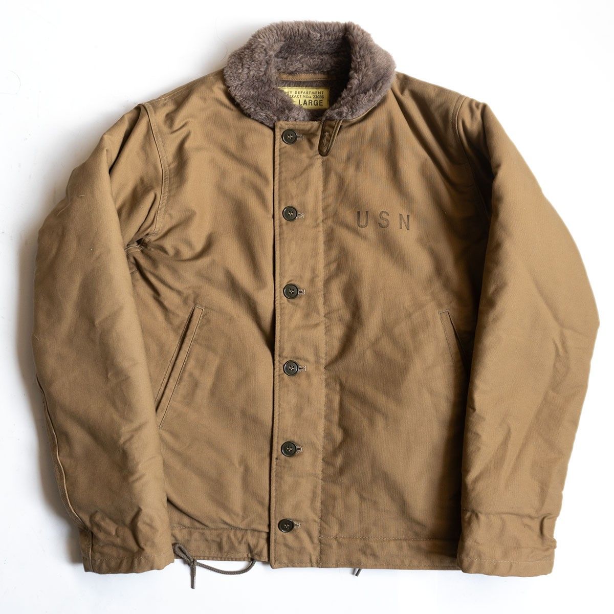 美品】BUZZ RICKSON'S【N-1 デッキジャケット】L ジャケット