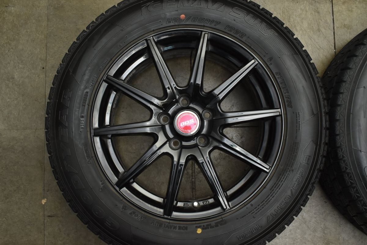  品 DOS 17 in 7 J 38 PCD 114.3 アイスナビSUV 225|65 R レクサスNX ハリアー RAV 4 エクストレイル CX-5 CX-8 レガシィアウトバック 17インチ タイヤ ホイールセット