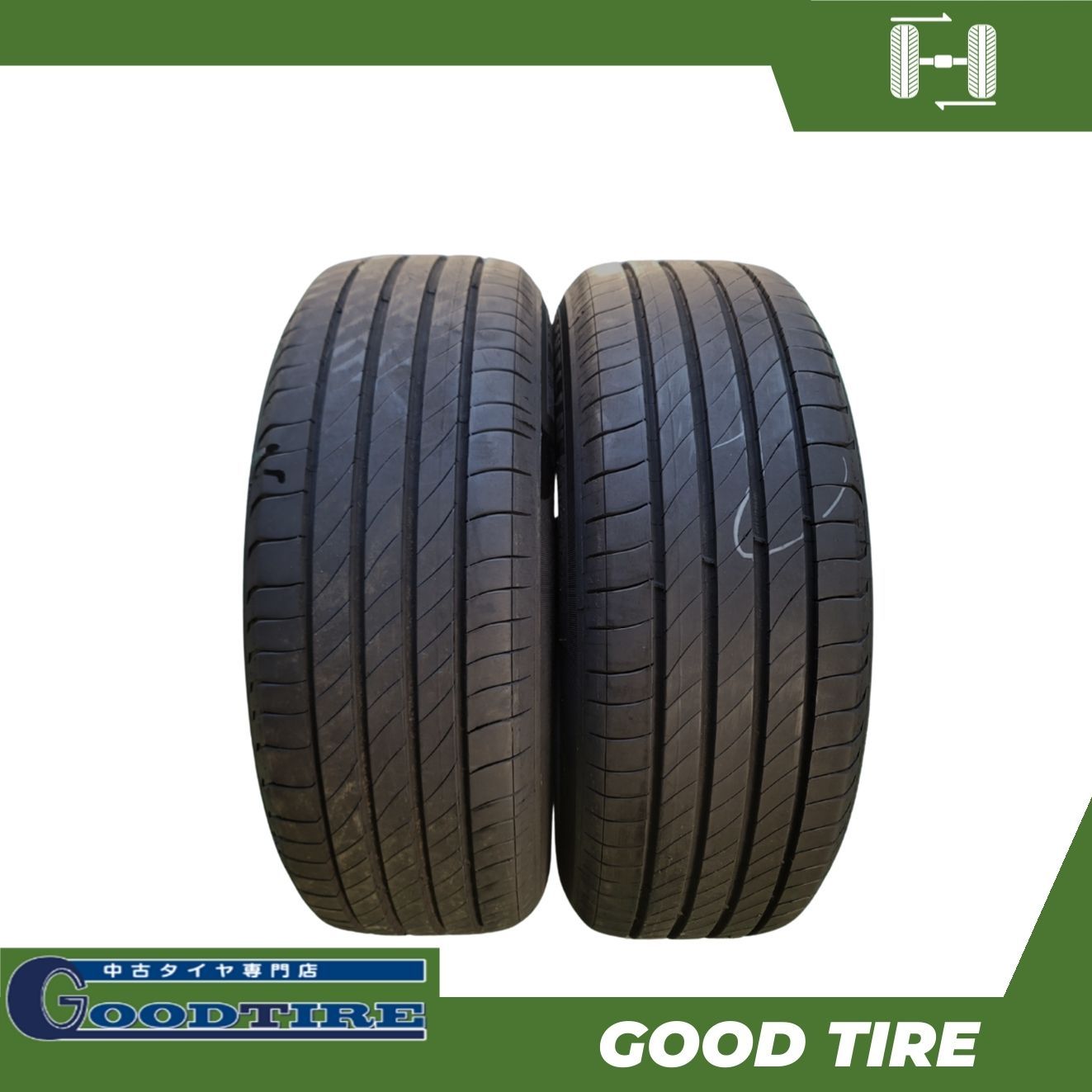 195/65R15 8分山 ミシュラン PRIMACY4 2023年製 夏用 2本 中古タイヤ 