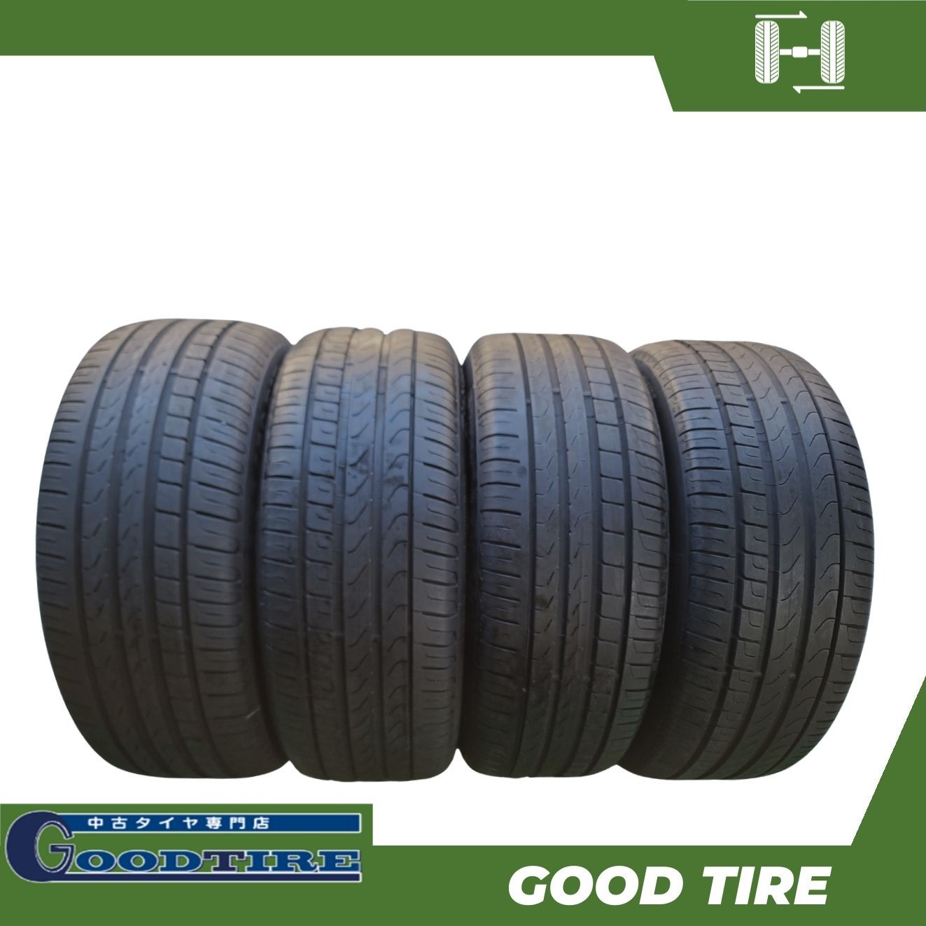 走行短め PIRELLI Cinturato P1 225/50R17 17インチ 夏タイヤ 4本 /3シリーズ/X1 audi/A4/A6 VOLVO/V70等　(TF041) クレジットカード QR決済可能 25年製 225/50R17 98W XL ピレリ Cinturato ALL SEASON SF 3