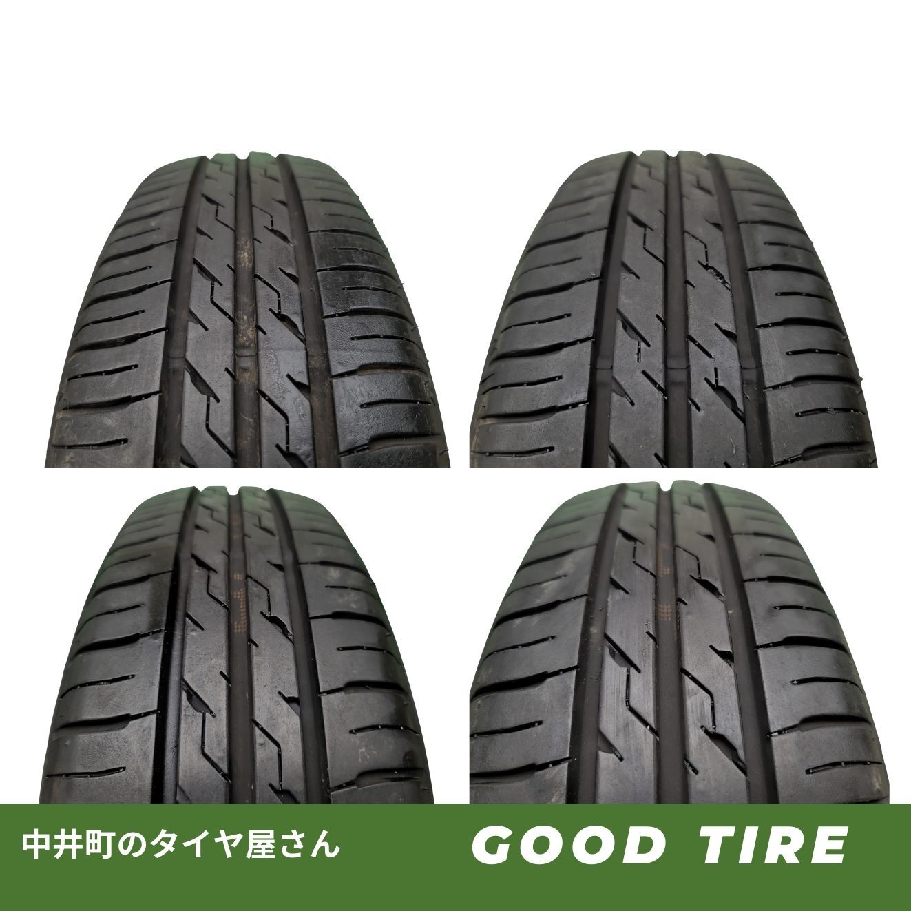 155|65 R 14 ECOFINE 2025年製 4本 夏用 8.5分山 タイヤ Nボックス タント ムーヴ ワゴンR デイズ 7350