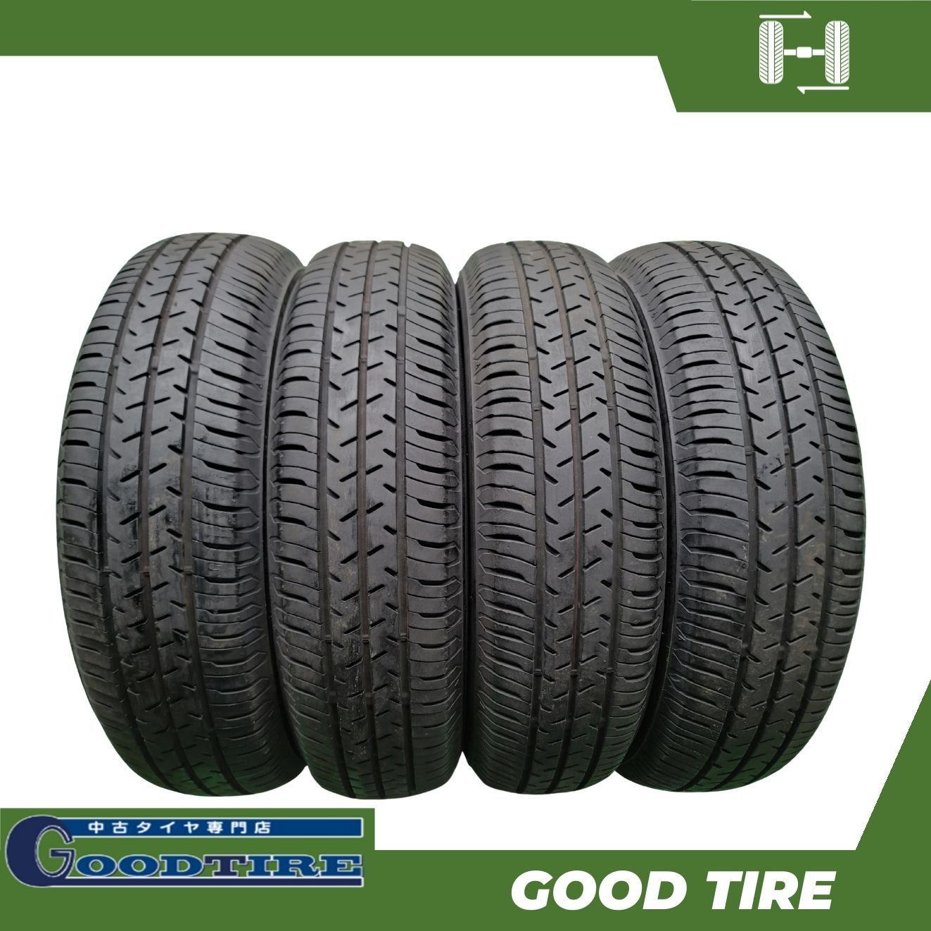 155|65 R 14 SL 101 2025年製 4本 夏用 8分山 タイヤ Nボックス タント ムーヴ ワゴンR デイズ 7352