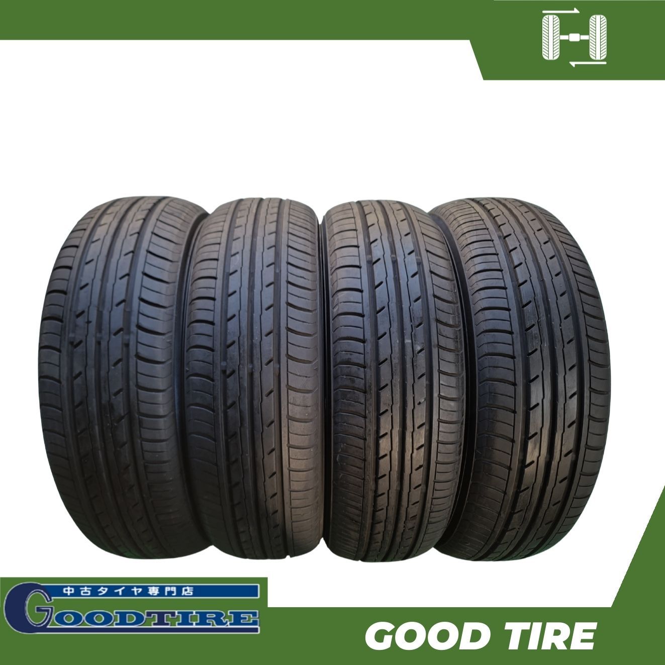 175/60R16 ヨコハマ BLUEARTH-ES ES32 2022年製 4本 夏用 8分山 中古