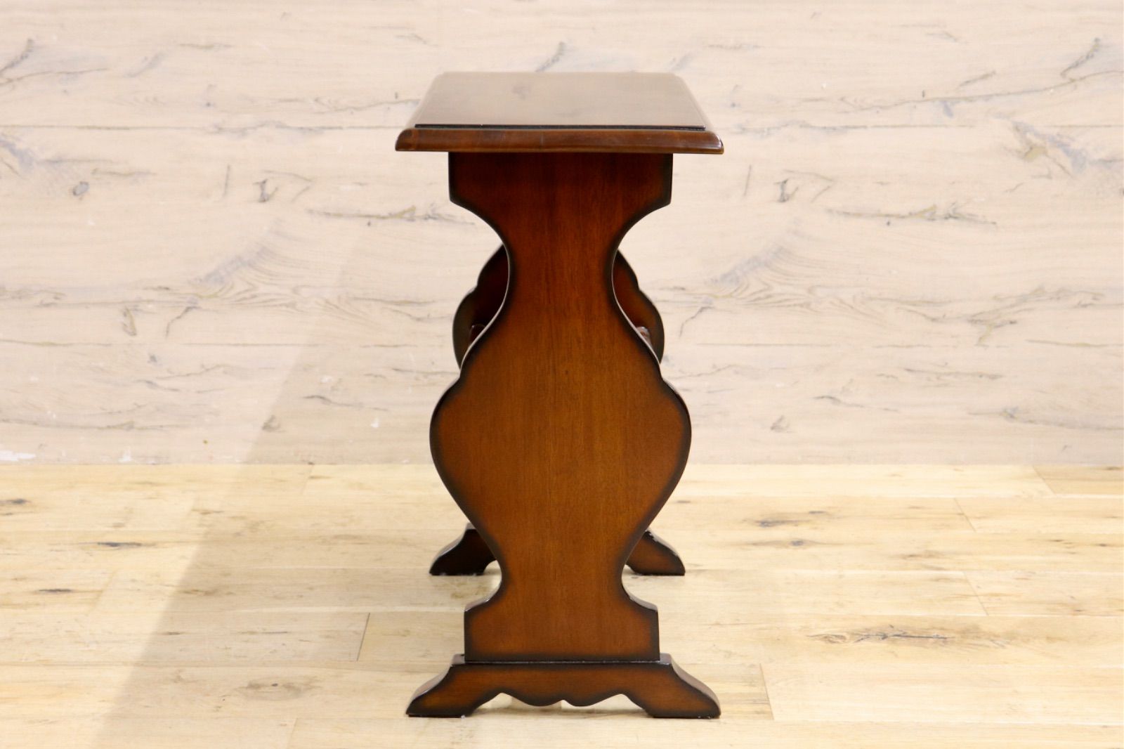 GMIK753G○クラシック マガジンラック サイドテーブル ヴィンテージ