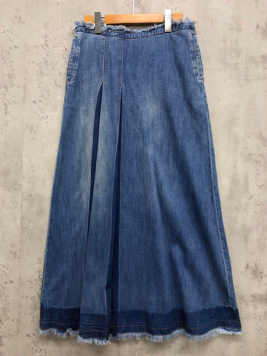 SEE BY CHLOE シーバイクロエ S 6 EDS 12-S E 151 イタリア製 ロング デニムスカート size 26|インディゴ ◎レディース