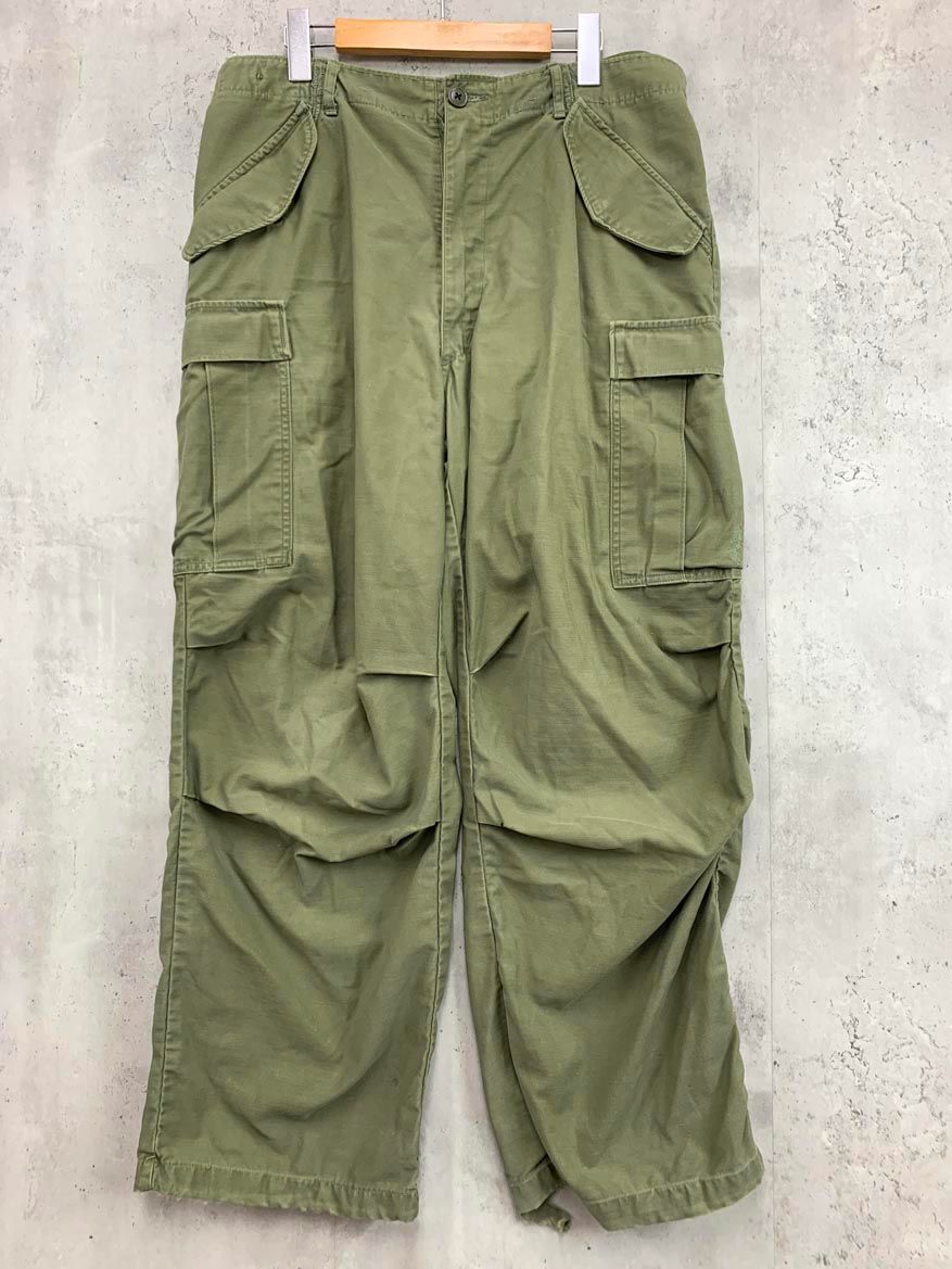 US ARMY ヴィンテージ 60 S M-65 フィールド カーゴ パンツ カーキ ◎メンズ