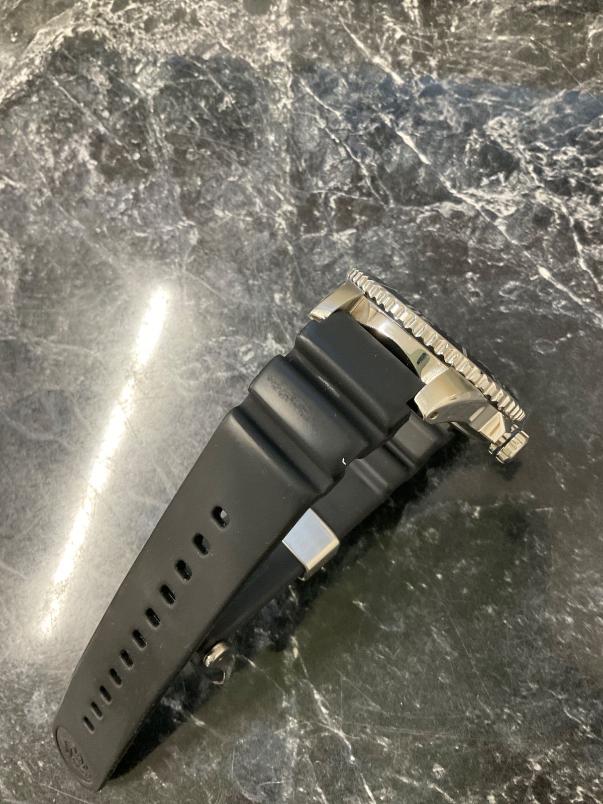 ネイビー ラバーベルト