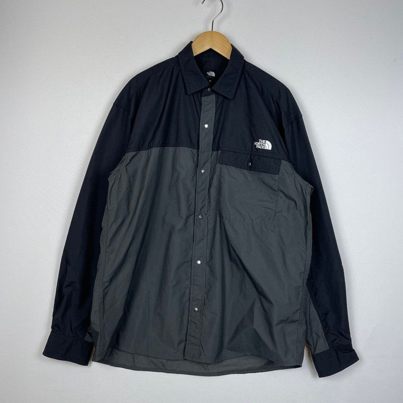 品 THE NORTH FACE ザ ノースフェイス L|S NUPTSE SHIRT NR 12552 ロングスリーブ ヌプシ シャツ ライトアウター ナイロンジャケット 144-260107-ks-20-tei