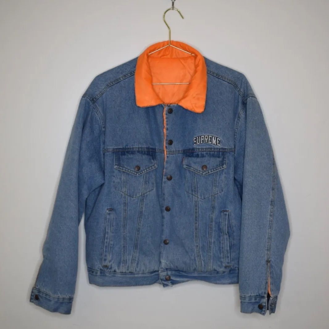 Supreme × Levi's デニム キルティング リバーシブルジャケット - メルカリ