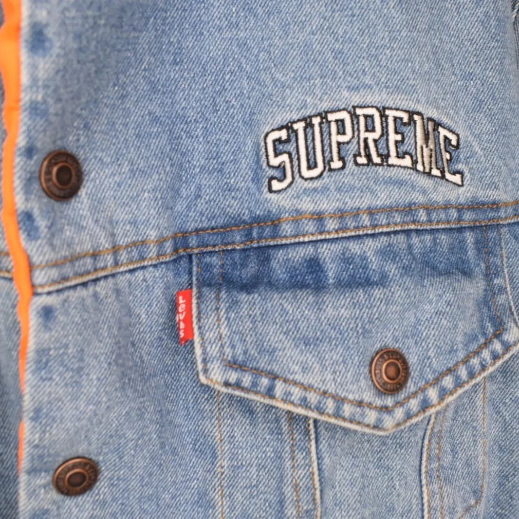 Supreme × Levi's デニム キルティング リバーシブルジャケット - メルカリ