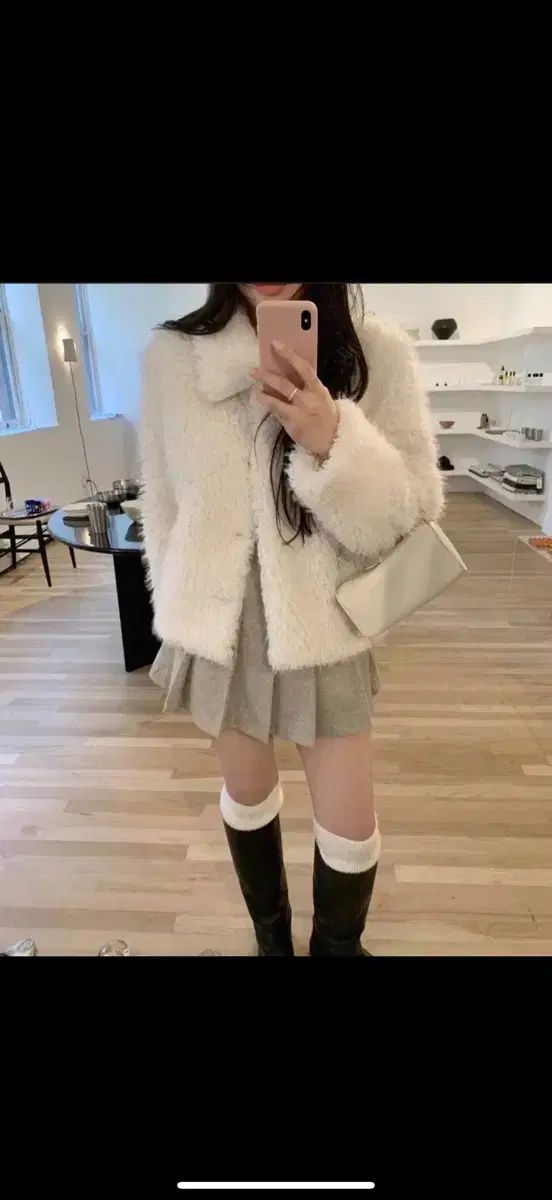 Lees リズ NO EL Shearling ファー ジャケット