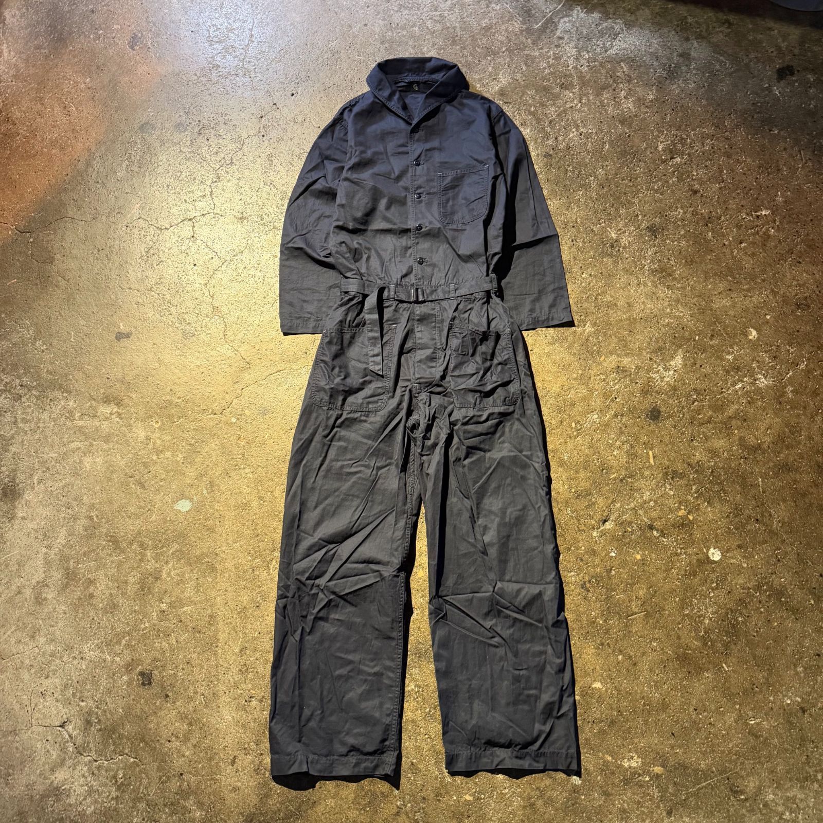 KAPTAIN 16 ss Work Suit オールインワン つなぎ ネイビー 36 キャプテンサンシャイン