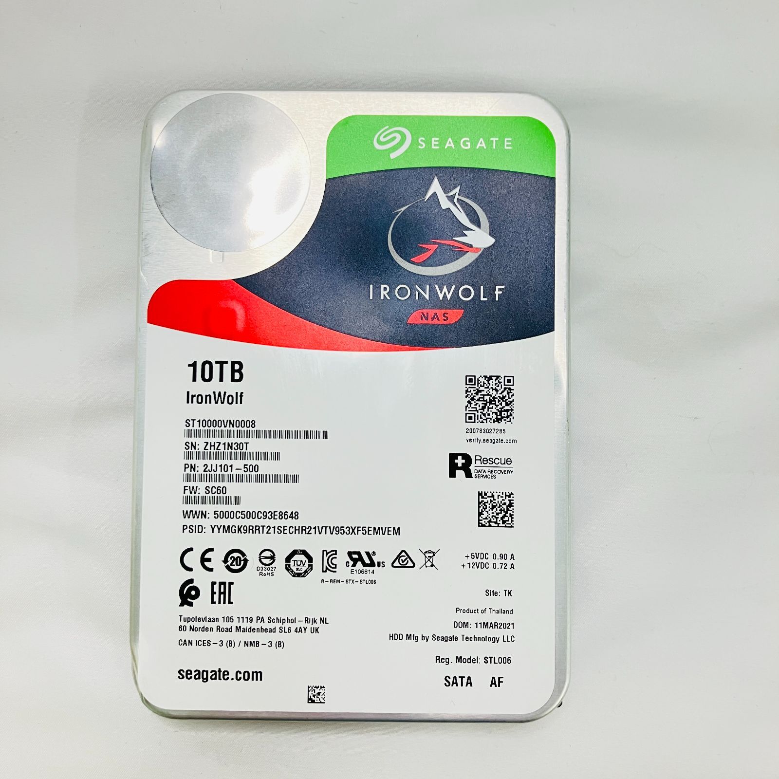ジャンク】Seagate IronWolf 3.5