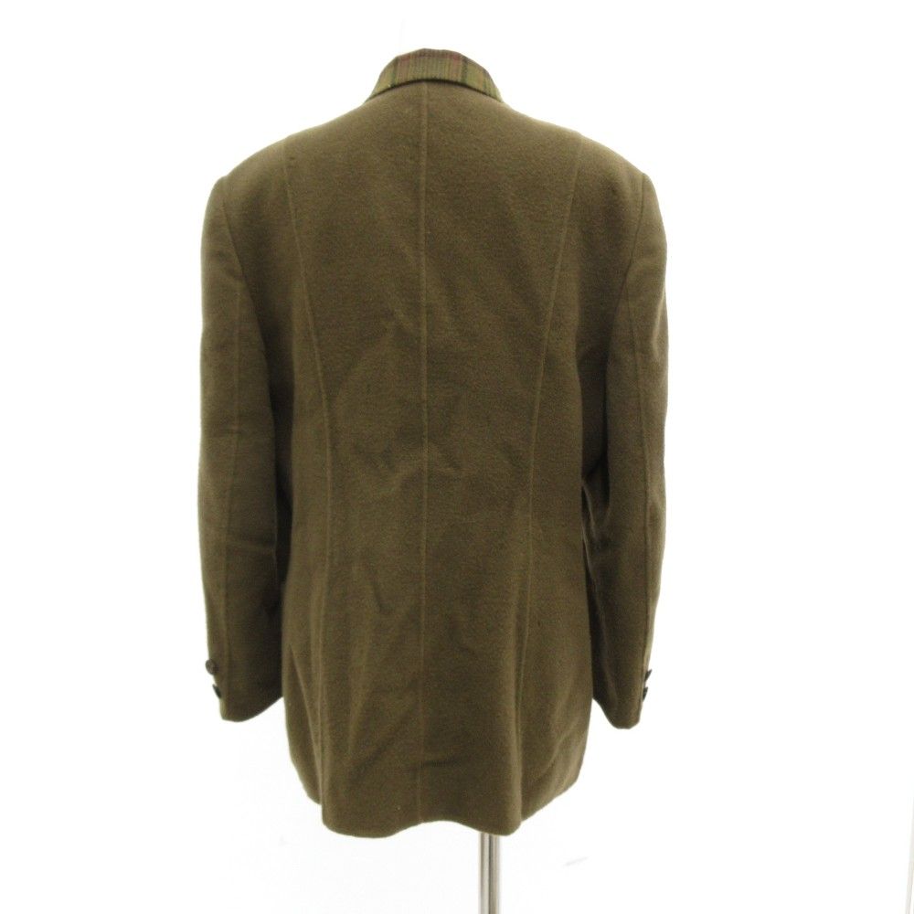 BURBERRY　ダークグリーン ウールジャケット Burberry Green Nova Check Wool Single Breasted Sport Coat Jacket